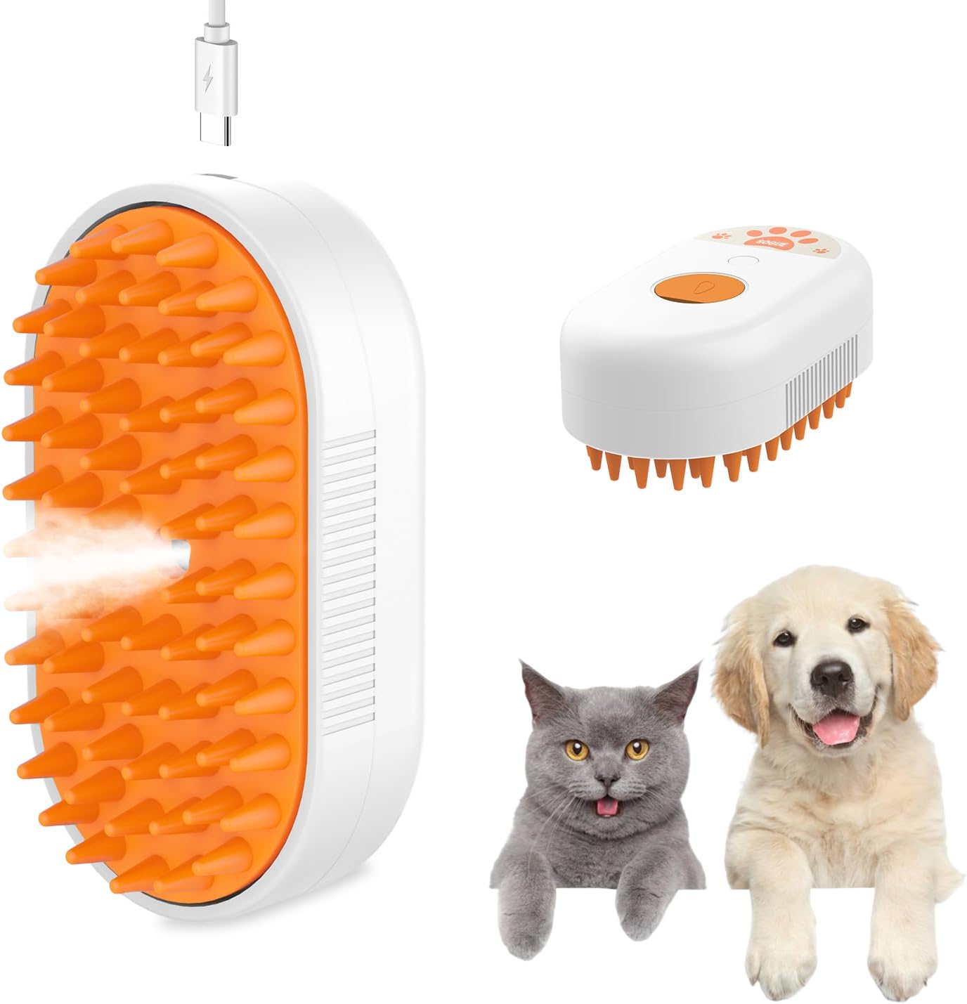 SteamGroom Pet Steam Brush