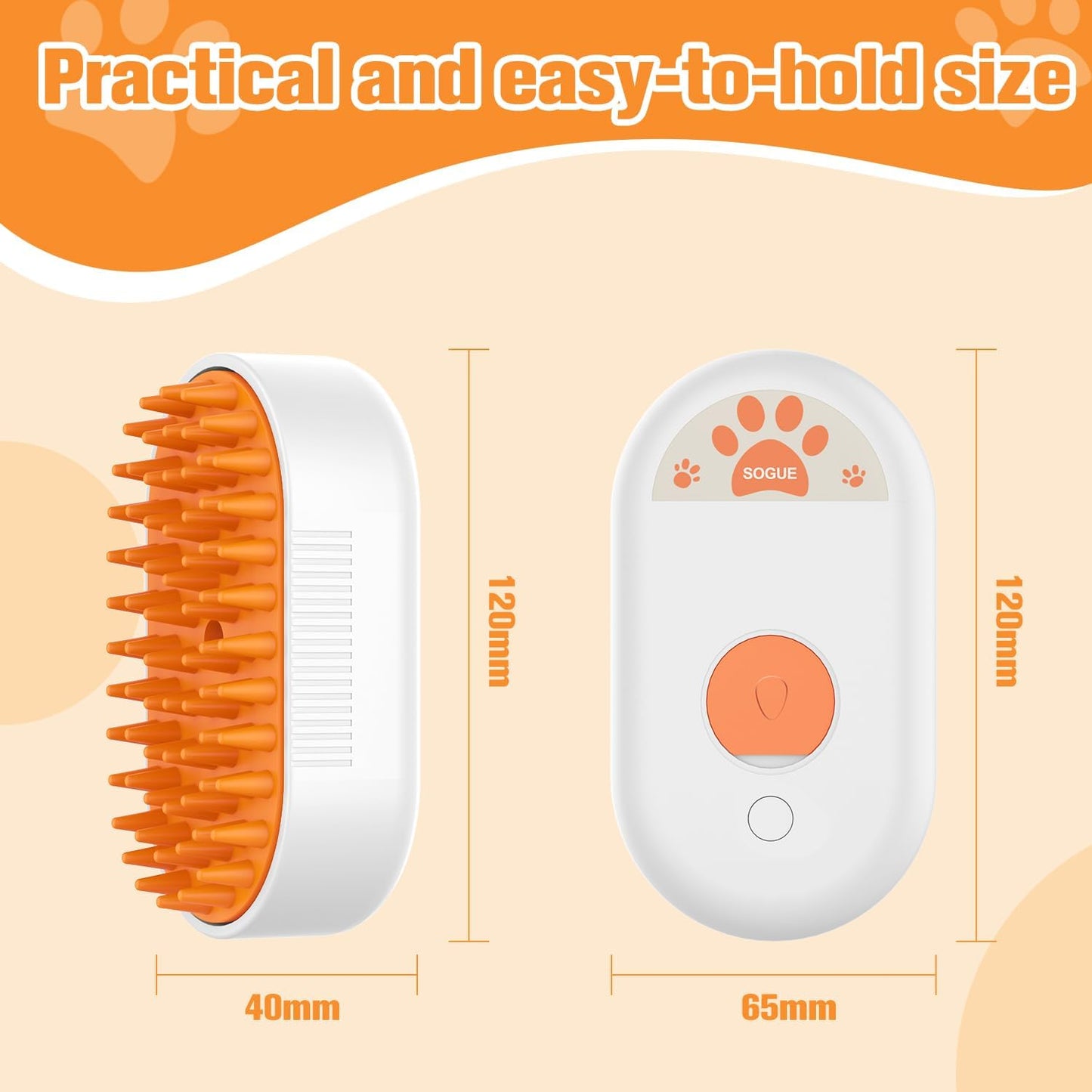 SteamGroom Pet Steam Brush