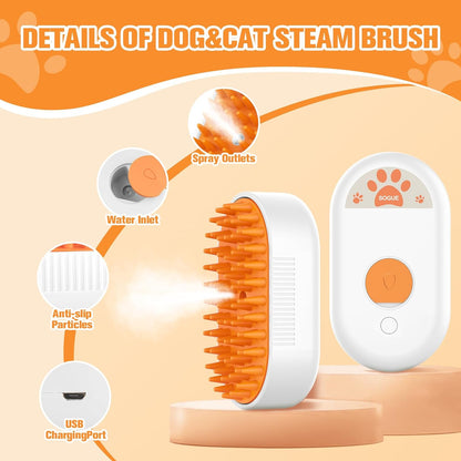 SteamGroom Pet Steam Brush